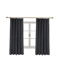Комплект штор Прованс Black Milan, 170х136 см, чорний (23625) - мініатюра 2