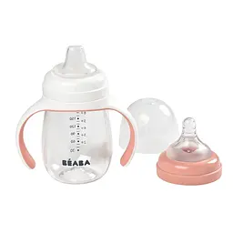 Поїльник Beaba 2 в 1 Old Pink 210 мл рожевий (913478) - мініатюра 2
