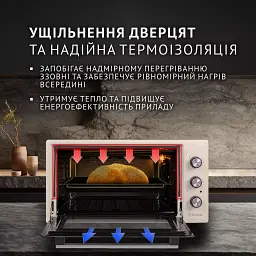 Електрична піч Perfelli SIERRA 48 IVORY - мініатюра 3
