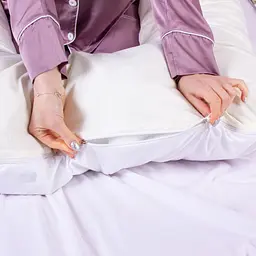 Подушка MirSon для вагітних і відпочинку Eco Line №8033 U-подібна White-Creamy (2200006185086) - мініатюра 9