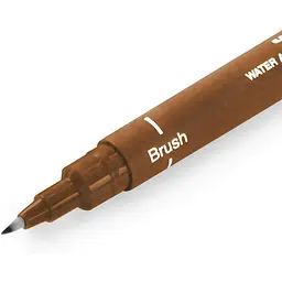 Лайнер-пензель Uni Pin Brush Fine Line сепія 2 мм (PINBR-200(S) SEPIA) - мініатюра 4