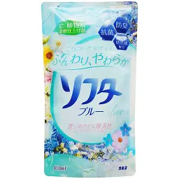Японський кондиціонер для білизни Kaneyo Softer Blue квітковий аромат 410 мл (поповнення)