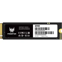 Накопичувач SSD Acer Predator m.2 NVMe 2TB GM6 PCI-E 4.0 x4 (BL.9BWWR.134)
