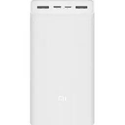 Зовнішній акумулятор (Power Bank) Xiaomi Mi 3 30000mAh Quick Charge White (PB3018ZM) - мініатюра 1