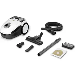 Пилосос мішковий Karcher VC 2.8 700 Вт 2 л НЕРА білий - мініатюра 3