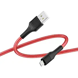 Кабель для зарядки и обмена данными USB Ridea RC-ST74 StablePro 60W 20V/3A USB-MicroUSB 1 м Красно-черный - миниатюра 3