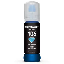 Чорнило PRINTALIST 105 для Epson L7160/7180 70г Cyan водорозчинне (PL106C)