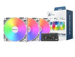 Вентилятор для корпуса 120MM GF120 V2 ARGB PWM 3I1(W) MONTECH - мініатюра 4