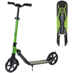 Самокат складаний Best Scooter 60х13х100 см Салатовий 000255805