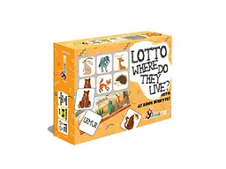 Настільна розвиваюча гра Лото англійська Де вони живуть?/Lotto Where do they live?, Умняшка