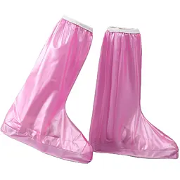 Бахили на взуття ПВХ від води та бруду LVR 819A 2XL 43-44 31.5 см Pink (16192)