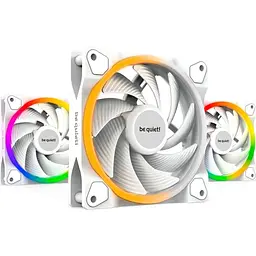 Комплект вентиляторів Be quiet! Light Wings White 120mm PWM high-speed, в комплекті 3 шт. (BL101)