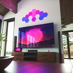 Розумна система освітлення Nanoleaf Shapes Hexagon Starter Kit 15шт [80710] - мініатюра 9