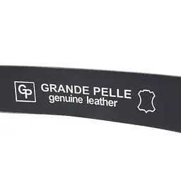 Шкіряний чоловічий ремінь GRANDE PELLE 3,4х120 см acs0026893 - мініатюра 5