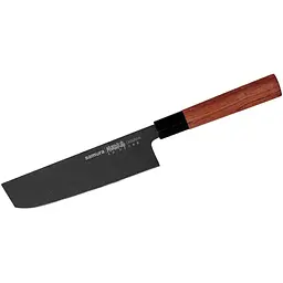 Ніж кухонний овочевий Накірі 172 мм Samura Okinawa Stonewash (SO-0174B)