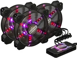 Вентилятор 120 мм, набір RGB-вентиляторів + Fun hub + ДК Frime Iris Flicker KIT, 1200 ±10% Frime teh0028697