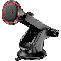 Автотримач Borofone BH125 Roman magnetic (center console) Black/Red