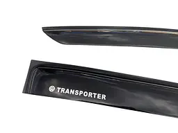 Дефлектори вікон ветровики Volkswagen Т5/Т6 2003-2015 Скотч 3M Voron Glass - мініатюра 2