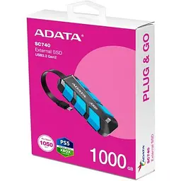 Накопичувач SSD USB 3.2 1TB SC740 ADATA (SC740-1000G-CBU) - мініатюра 6