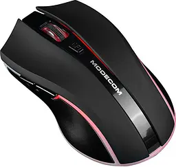 Мишка Modecom MC-WRM1, бездротова, зарядка, 3кн., 1600dpi, чорна - мініатюра 3