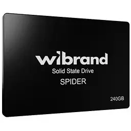 Твердотільний накопичувач SSD Wibrand 240Gb, Spider, SATA3, 2.5", 3D TLC, 550/460 МБ/с, Bulk teh0019810