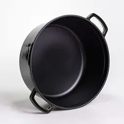 Кокотниця чавунна емальована 6 л, малахіт Yongkang HP-FLG-13 green - мініатюра 5