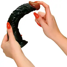 Реалістичний фалоімітатор You2Toys African Lover 23 см чорний - мініатюра 3