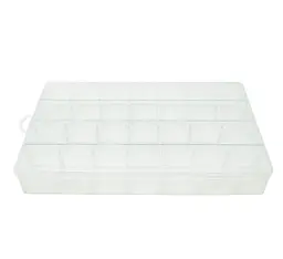Пластиковий ящик для деталей Voltronic Box 28 відділень 345x50x220 мм