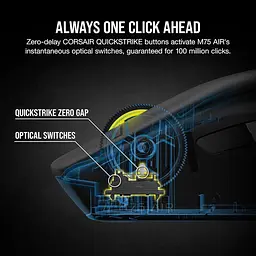 Миша Corsair M75 AIR Wireless Black (CH-931D100) - мініатюра 5
