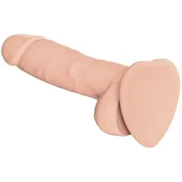 Реалістичний фалоімітатор Strap-On-Me Soft Realistic Dildo Vanilla - Size M - мініатюра 2