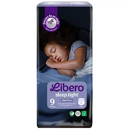 Підгузки-трусики Libero Sleep Tight 9 (22-37 кг), 10 шт. - мініатюра 2