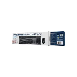 Комплект Gembird Silent Key Pro Business Wireless Black (KBS-WMS-01-CYRL) - мініатюра 4