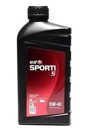 Моторна олива ELF SPORTI 5 15W-40 1л (13-1 TXI) - мініатюра 2