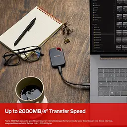 Накопитель SSD Sandisk SSD 1TB USB 3.2 (SDSSDE70-1T00-G25) - миниатюра 2