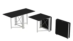 Стіл-книга трансформер Оріон 2 Ferrum-decor 750x1520x730 Білий метал ДСП Сосна Кембра 16 мм (FRD-104592) - мініатюра 2