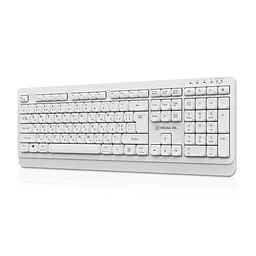 Клавіатура REAL-EL RK-761W Wireless White (EL123100059) - мініатюра 3