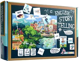 Гра навчальна настільна English storytelling Умняшка 2101 Різнокольоровий shop (4820129202101)