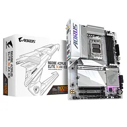 Материнська плата Gigabyte B650E AORUS ELITE X ICE (B650E AORUS ELITE X ICE) (Socket AM5, AMD B650, ATX) - мініатюра 2