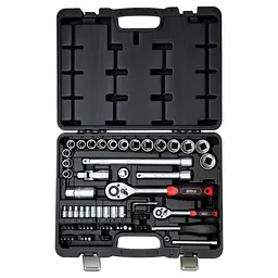 Набір насадок торцевих і біт Ultra 1/4", 1/2" 72 шт CrV Taiwan (6003112) - мініатюра 3