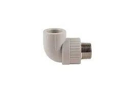 Кут Thermo Alliance 3/4" 90° d 25мм поліпропіленовий 3/4"З для поліпроп. труб (DSE4035) - мініатюра 3