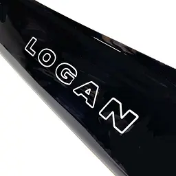 Cпойлер заднього скла козирок для Renault Logan 2013- Прилягає до скла 3М скотч Voron Glass - мініатюра 2