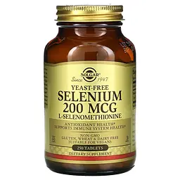 Селен без дріжджів Selenium 200 мкг - 250 таблеток