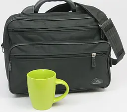 Чоловічий портфель тканини Wallaby 2653 Чорний - мініатюра 9
