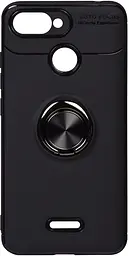 Чохол-накладка TOTO Car Magnetic Ring TPU Case Xiaomi Redmi 6A Black/Black
