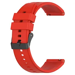 Ремінець для Samsung Galaxy Watch 5 Pro 45mm - червоний ширина кріплення 20мм силікон Watchbands GT (W45-2WB41890401) - мініатюра 4