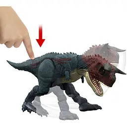 Фігурка динозавра Mattel Світ Юрського періоду Заряджена атака Карнотавра інтерактивна (JKG85) - мініатюра 8