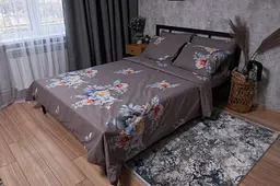 Підковдра Moon&Star Бязь Gold Люкс Flowers Wod Євро 200x220 см