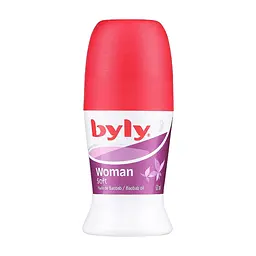 Антиперспірант Byly Woman кульковий з протеїнами шовку та олією баобаба захист 48 годин для чутливої шкіри 50 мл (8411104039773)