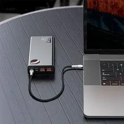 Портативна батарея Baseus Adaman Metal Digital Display 20000 mAh 65W PPIMDA-D01 - мініатюра 7