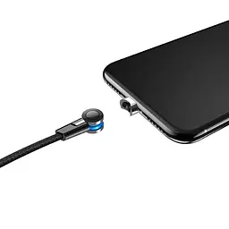 USB Cable Hoco S8 Magnetic Lightning Black 1m - мініатюра 2